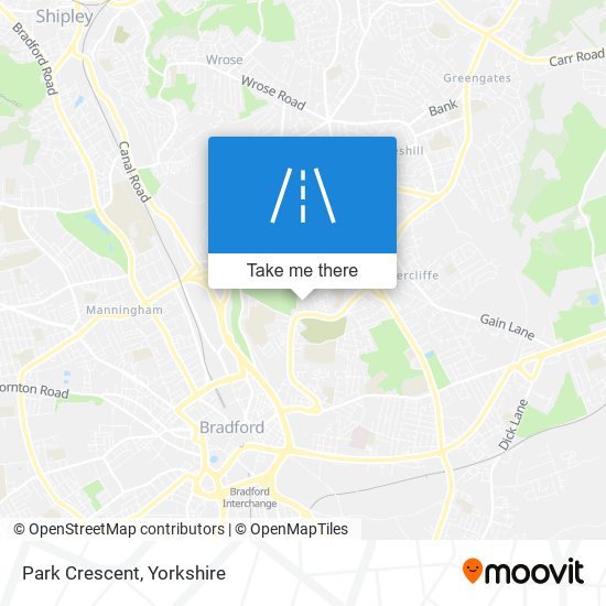 Park Crescent map