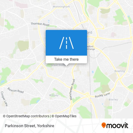 Parkinson Street map