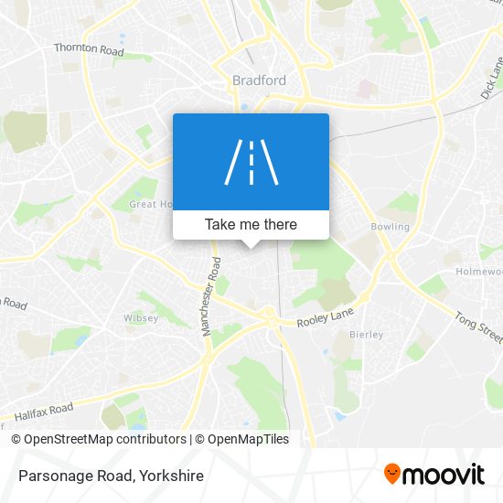 Parsonage Road map