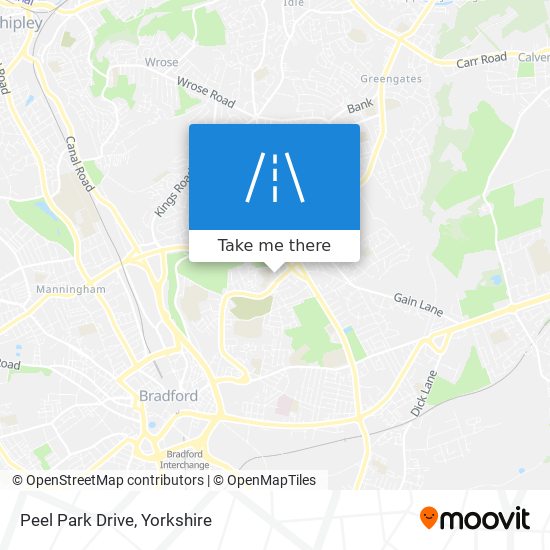 Peel Park Drive map