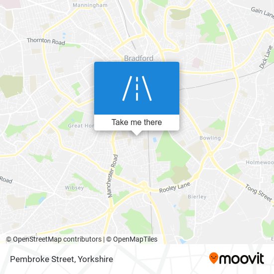 Pembroke Street map