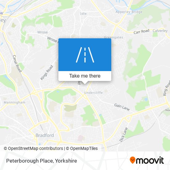 Peterborough Place map