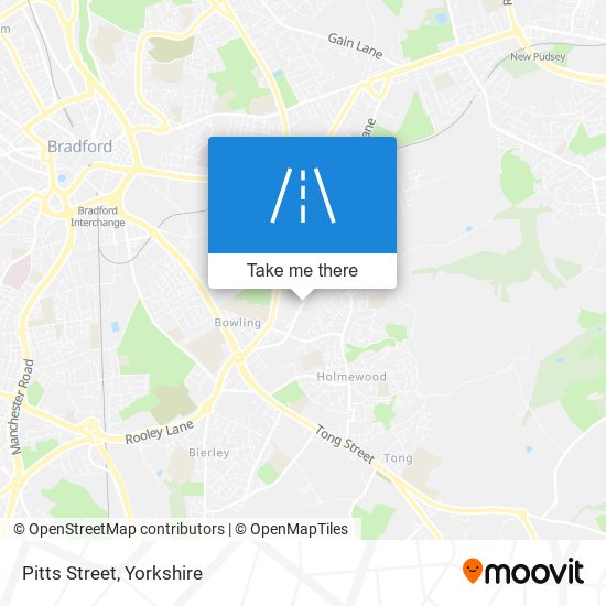 Pitts Street map