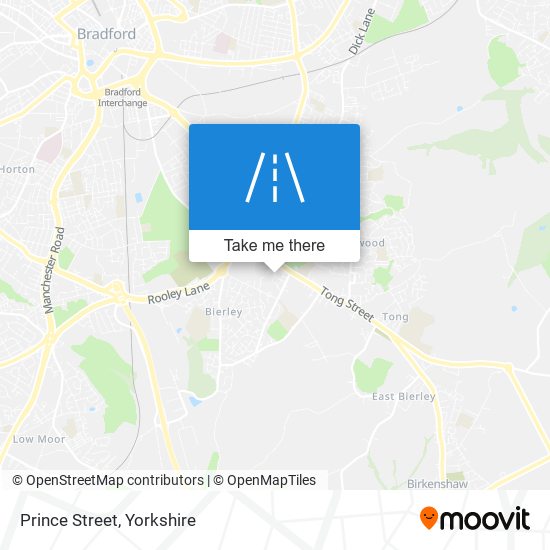 Prince Street map