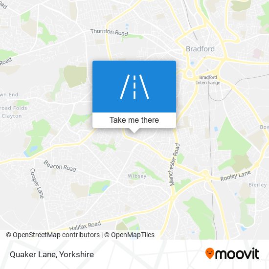 Quaker Lane map