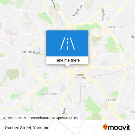 Quebec Street map