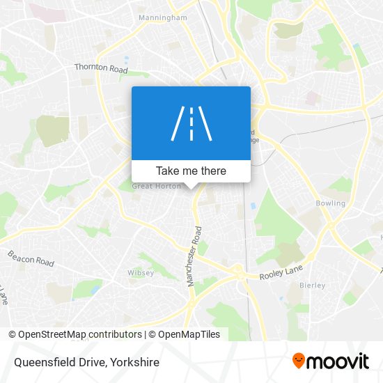 Queensfield Drive map