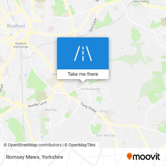 Romsey Mews map