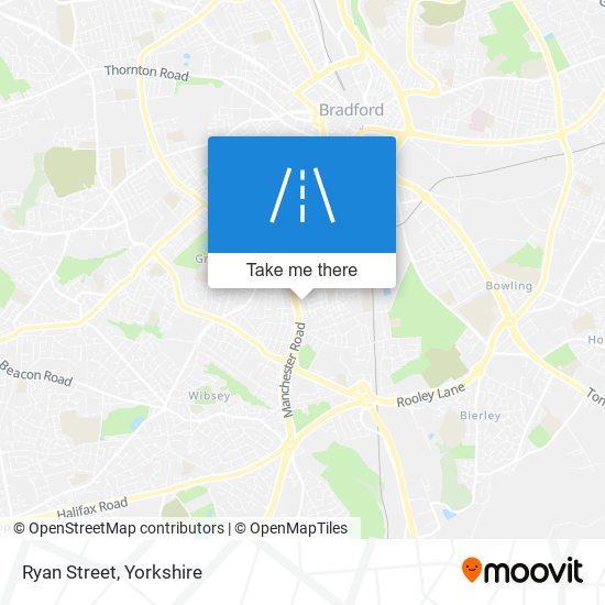 Ryan Street map