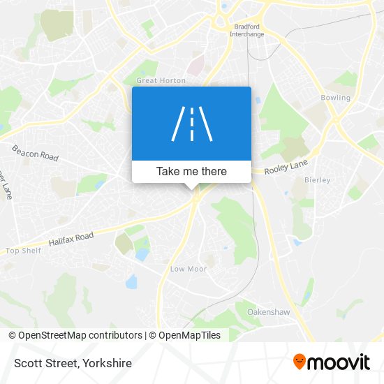 Scott Street map