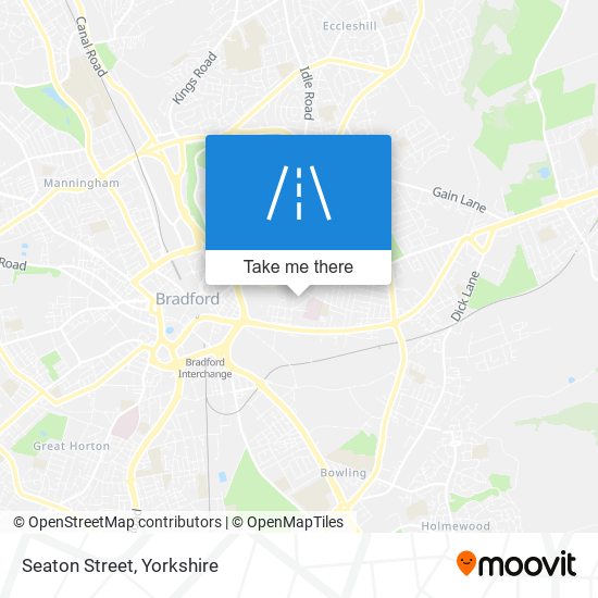 Seaton Street map