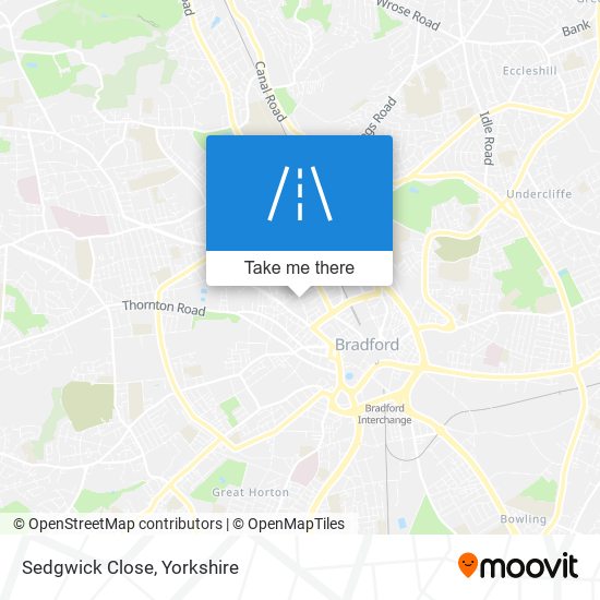 Sedgwick Close map