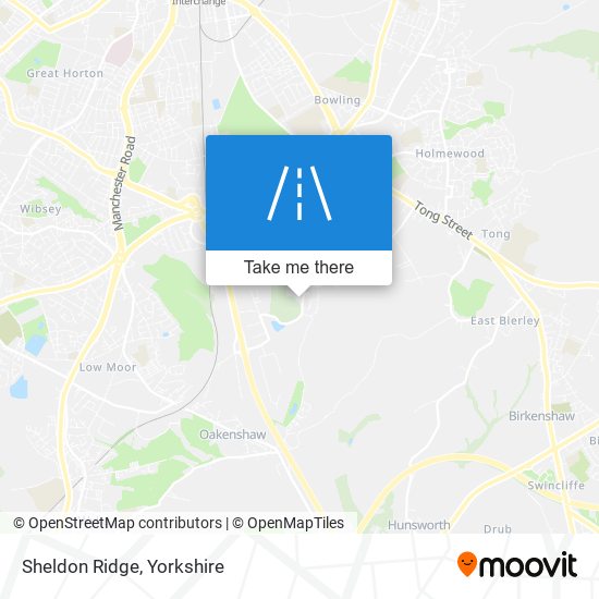 Sheldon Ridge map