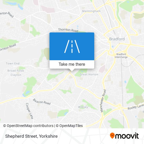 Shepherd Street map