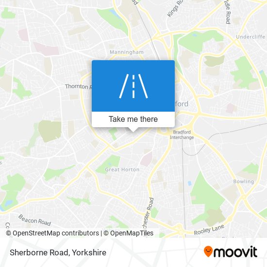 Sherborne Road map