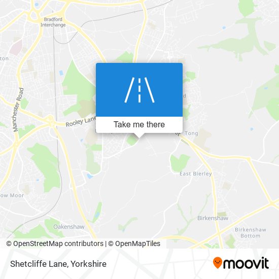 Shetcliffe Lane map