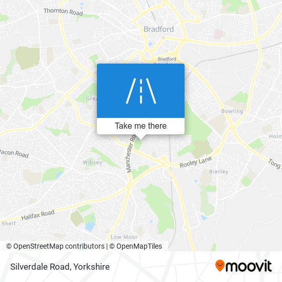 Silverdale Road map