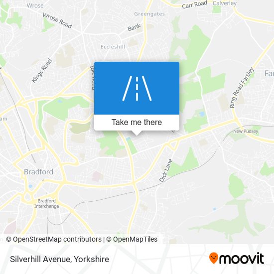 Silverhill Avenue map