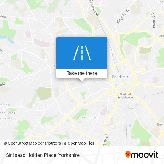 Sir Isaac Holden Place map