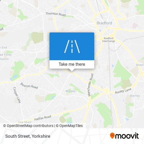 South Street map