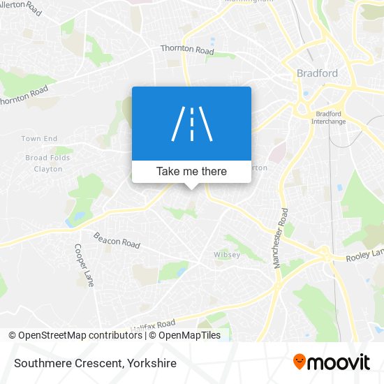 Southmere Crescent map