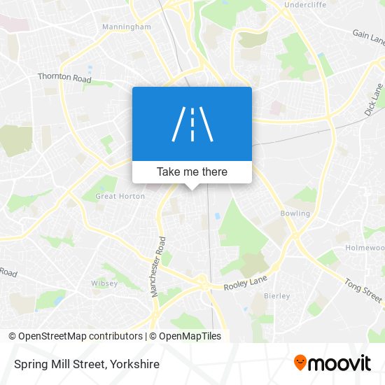 Spring Mill Street map