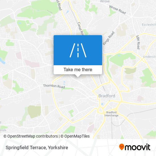 Springfield Terrace map