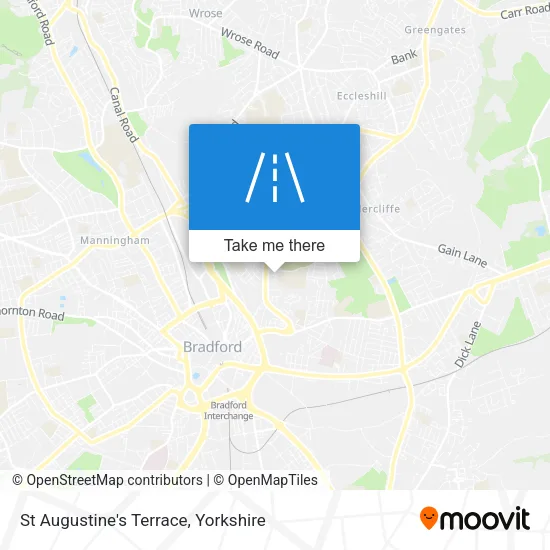St Augustine's Terrace map
