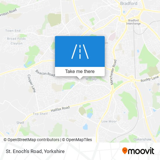St. Enoch's Road map