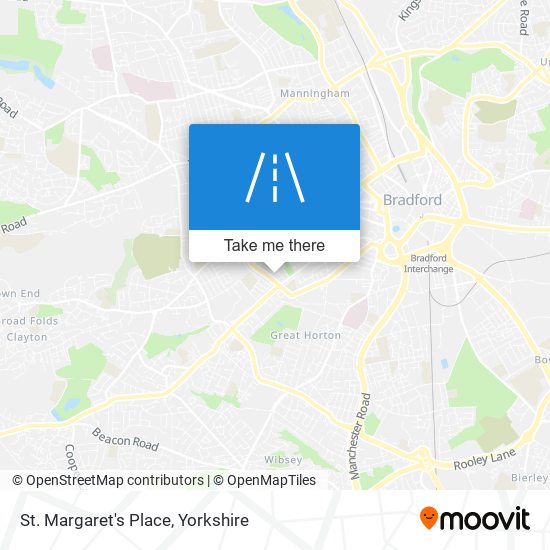 St. Margaret's Place map