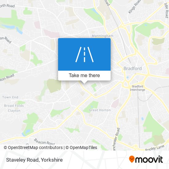Staveley Road map