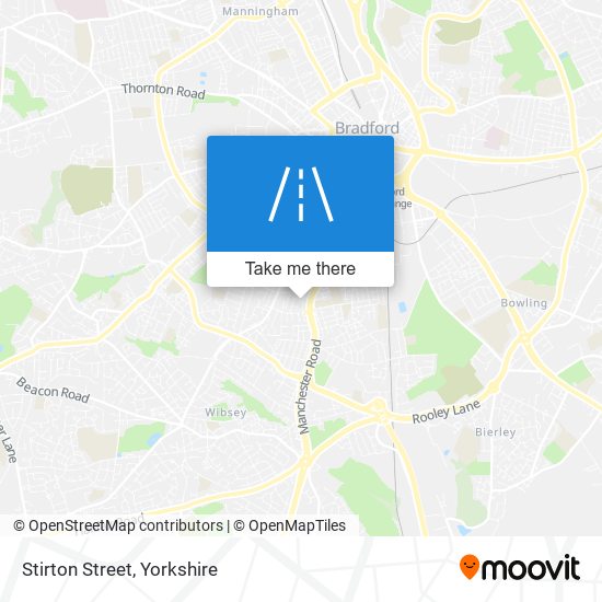 Stirton Street map