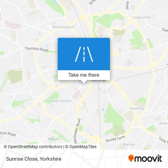 Sunrise Close map