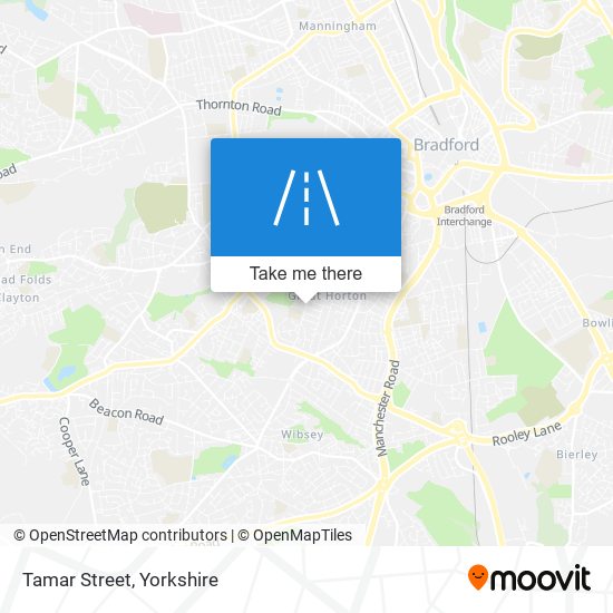Tamar Street map