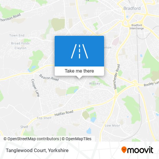 Tanglewood Court map
