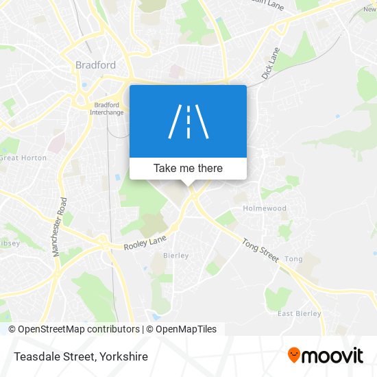 Teasdale Street map