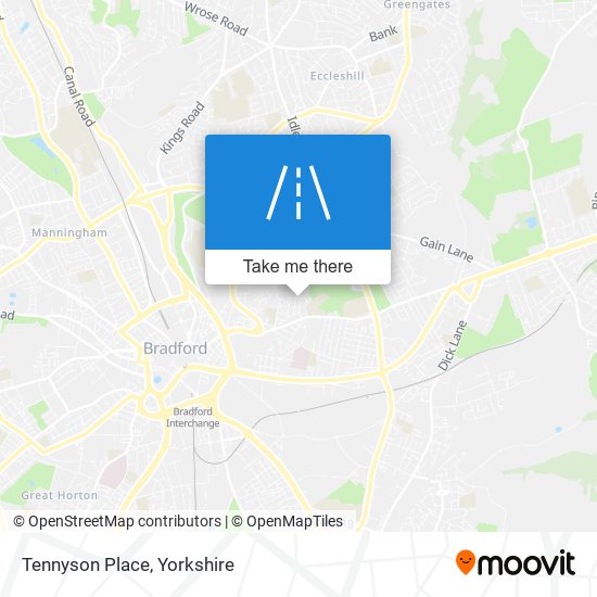 Tennyson Place map