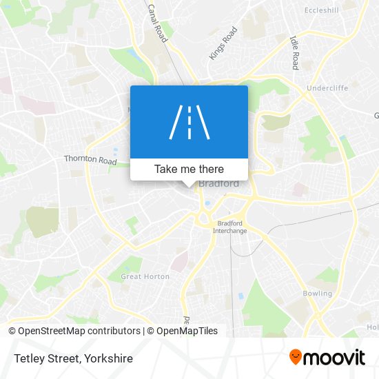 Tetley Street map