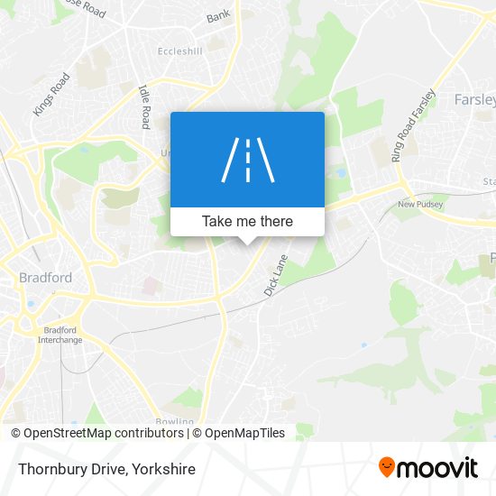 Thornbury Drive map