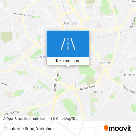 Tichborne Road map