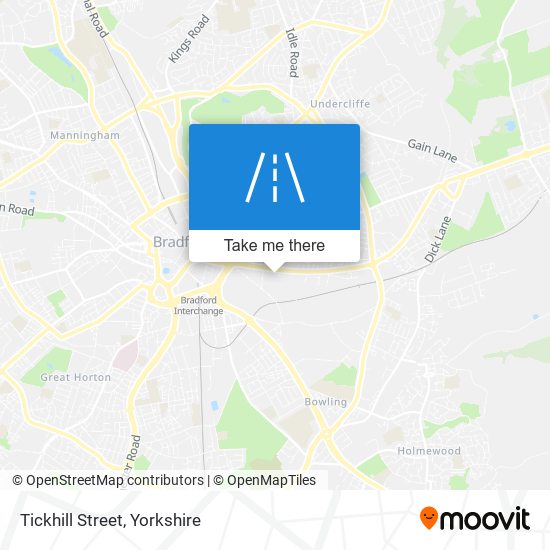 Tickhill Street map
