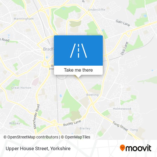 Upper House Street map