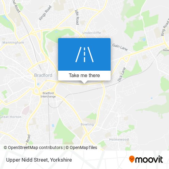 Upper Nidd Street map