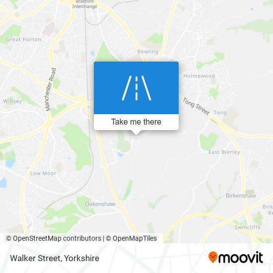 Walker Street map