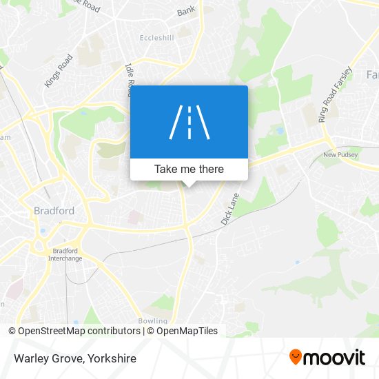 Warley Grove map