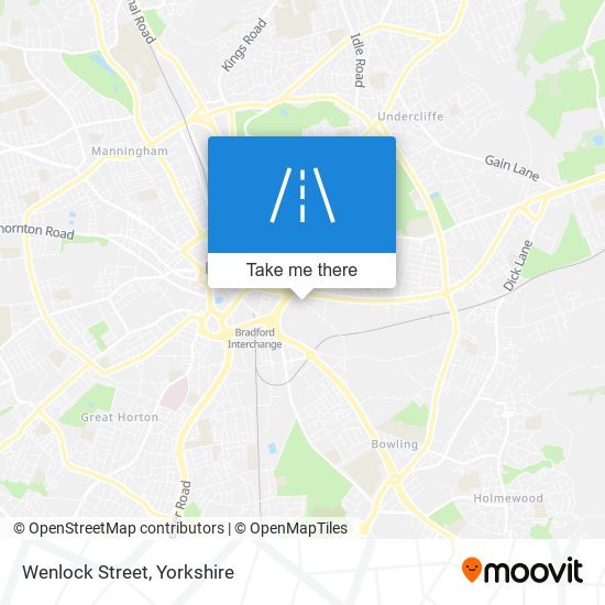 Wenlock Street map