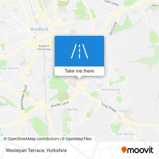 Wesleyan Terrace map