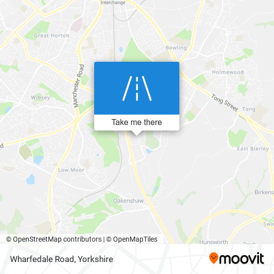 Wharfedale Road map