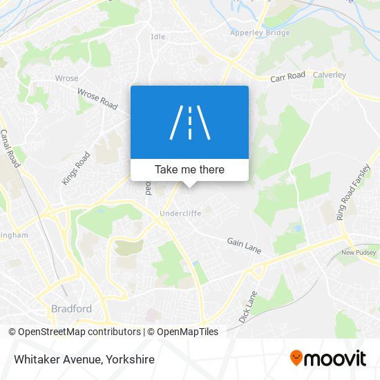 Whitaker Avenue map