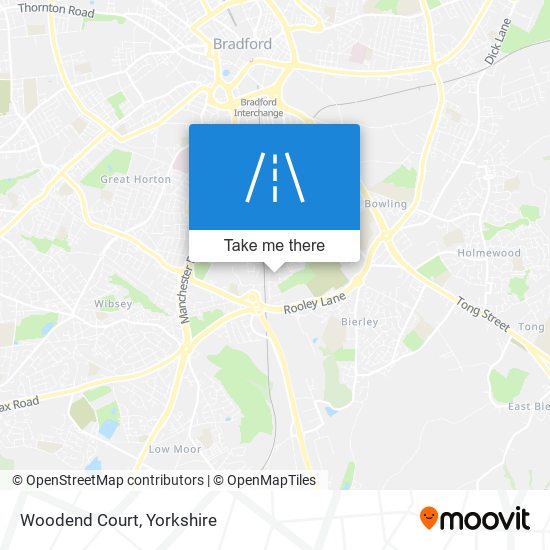 Woodend Court map